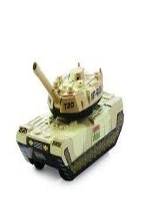 Shinsei Battle Tank T-20 Maintenance Free Pullback Spring Action Race Toy Gift for Boys 3+ Years. Strong ABS Plastic, NO Sharp Edges, BIS Certified. Pack of 1, Color White - Image 3